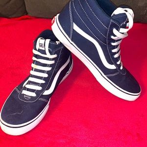 Brand new Navy blue and white kids vans